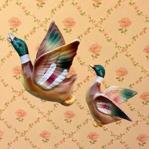 Vintage Duckling Wall Plaques